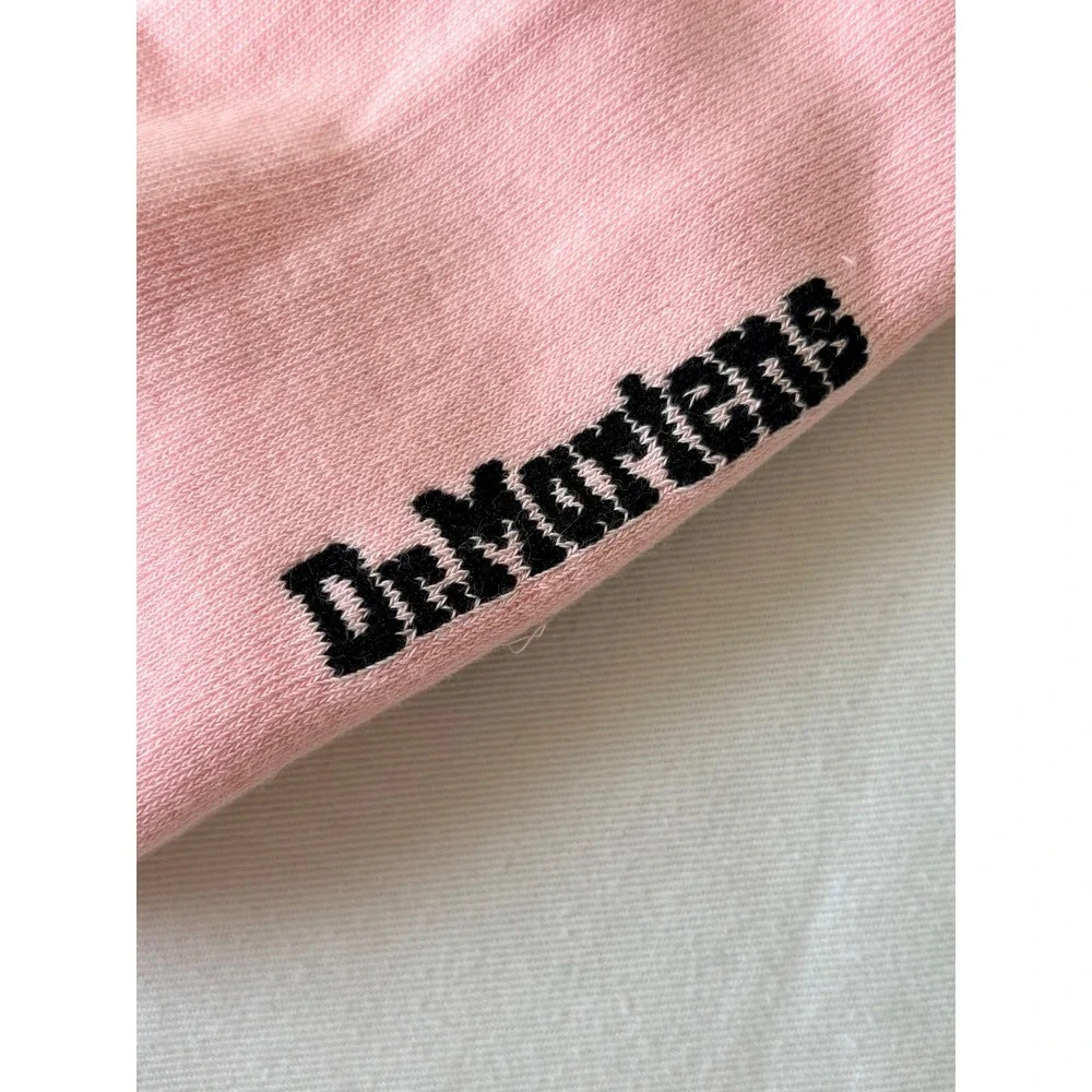 Dr. Martens Pink Cotton Blend Bow Socks Medium / Large 2 Pairs Womens shoe 9-14